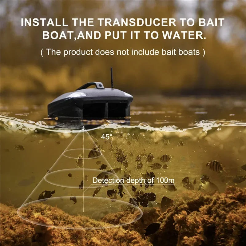 Wireless Fishing Bait Boat with 300m Range and Sonar