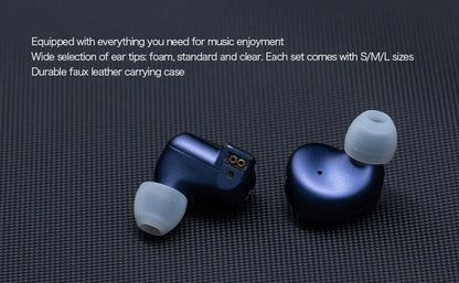 HiFi Wired IEM Earphones Planar Driver Bass Monitor Audio