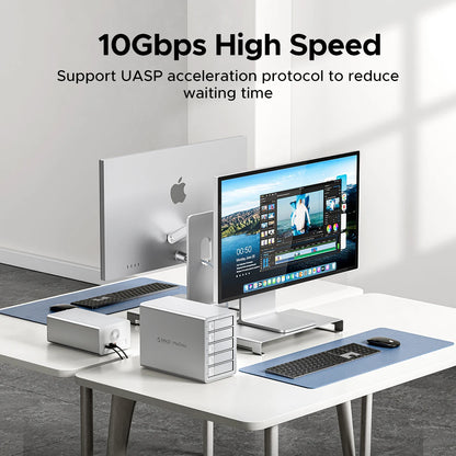 ORICO 4 Bay USB C SATA Hard Drive Docking Station