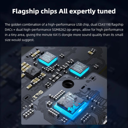 Portable Hi-Res USB DAC Amplifier 3.5mm 4.4mm Outputs