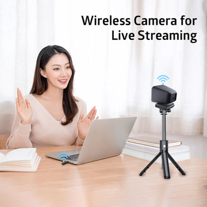 Wireless 1080P Webcam with Microphone for Streaming