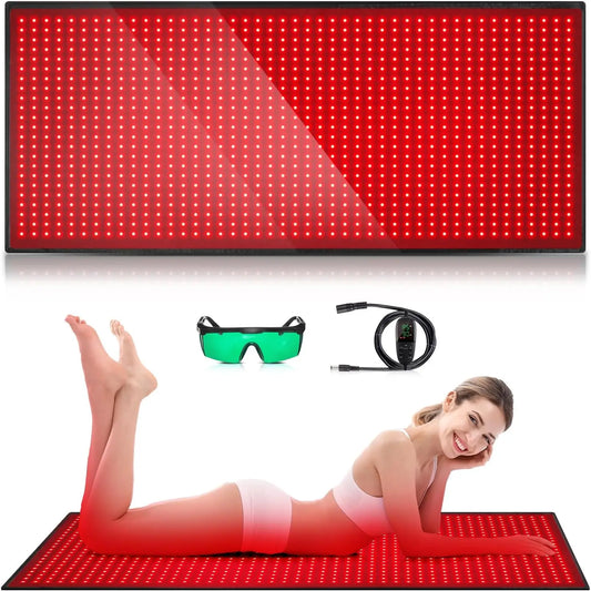 1280 LED Red Infrared Therapy Mat for Full Body Pain Relief