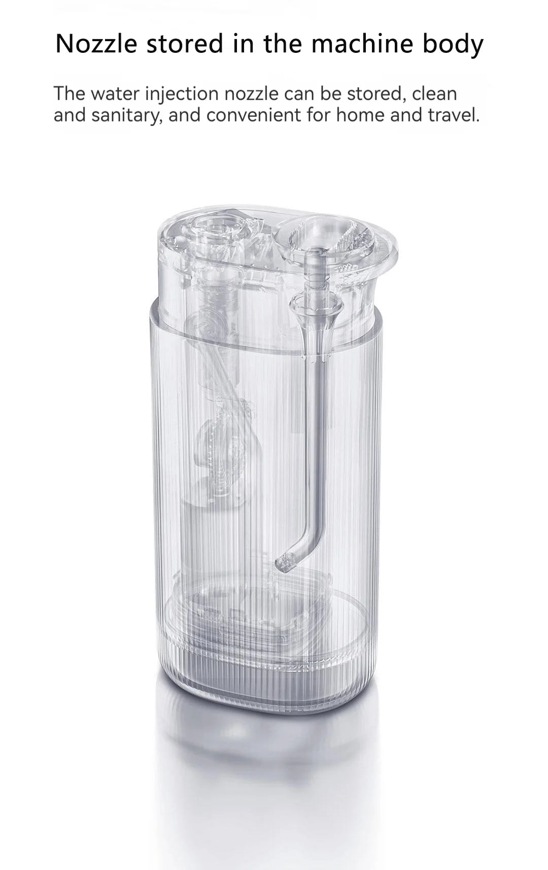 Portable Electric Water Flosser 200ml with 4 Cleaning Modes