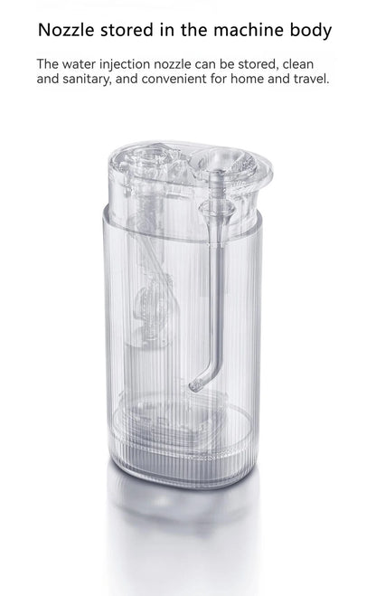 Portable Electric Water Flosser 200ml with 4 Cleaning Modes