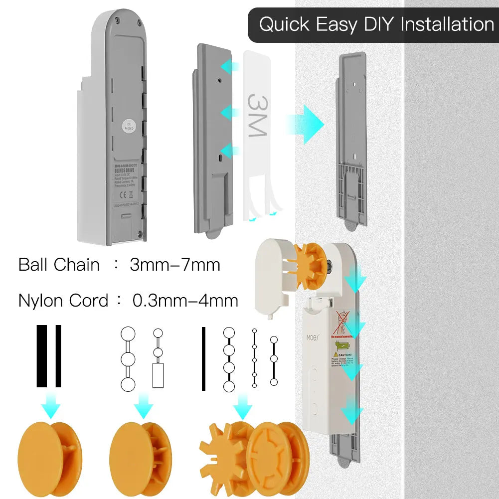 ZigBee Smart Roller Blind Motor with App & Voice Control