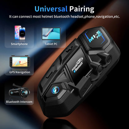 Wireless Moto Helmet Intercom 2PCS 10 Rider Range