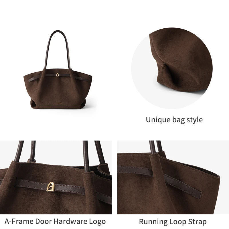 Luxury Style Women Shoulder Tote Bag Spacious Design