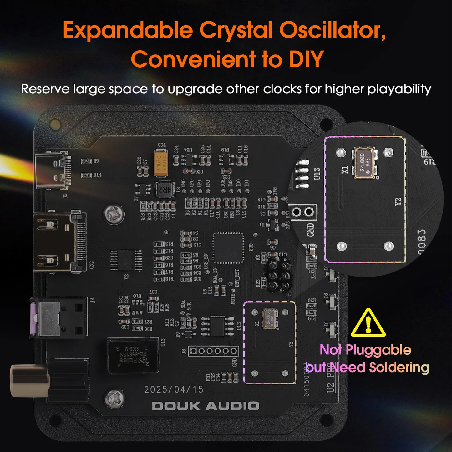 Portable USB Digital Audio Interface DSD512 XMOS Upgrade Version