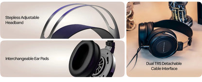 50mm Dynamic Driver Headphones High Sensitivity Wired
