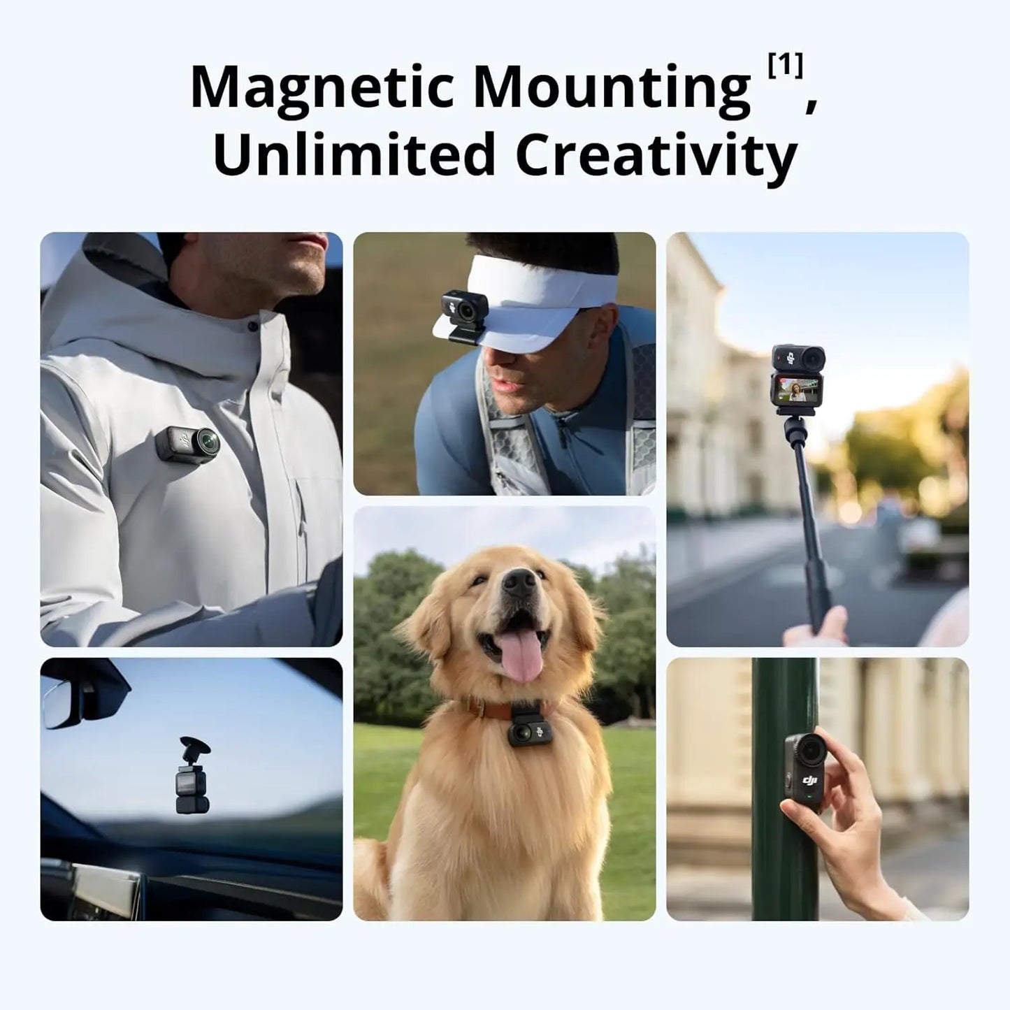 DJI Osmo Nano 4K/60fps Mini Action Camera 128GB Storage