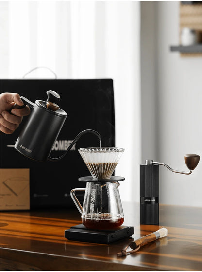 White 7-Piece Espresso & Pour Over Coffee Set