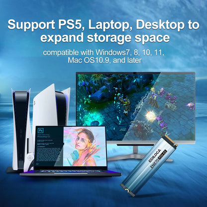 4TB NVMe M.2 2280 SSD PCIe Gen4 High-Speed