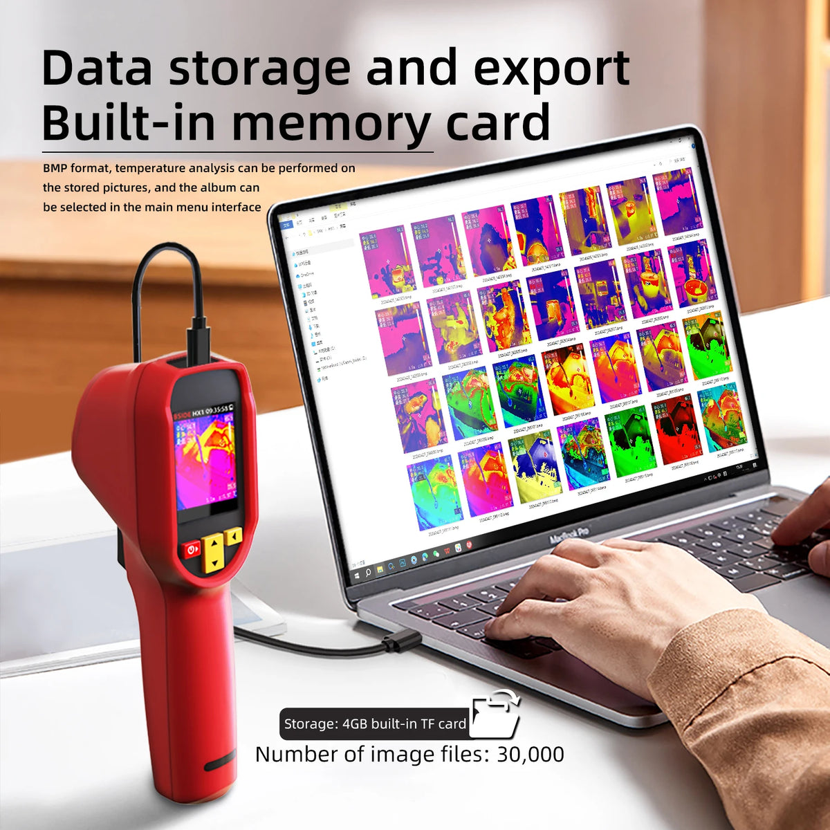 240×240 Thermal Imaging Camera Infrared Temperature Meter