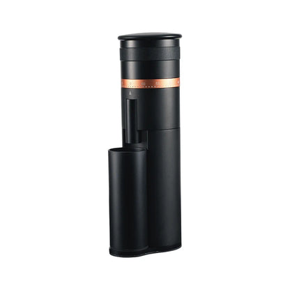 Stepless Coffee Grinder Electric Adjustable Grind for Espresso Black