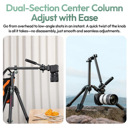 Professional Camera Tripod 5kg Load with 360° Pan