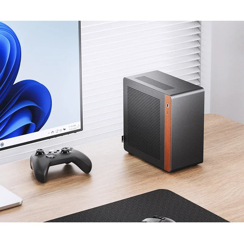 Aluminum NV10 ITX Case with 1U Flex PSU Support