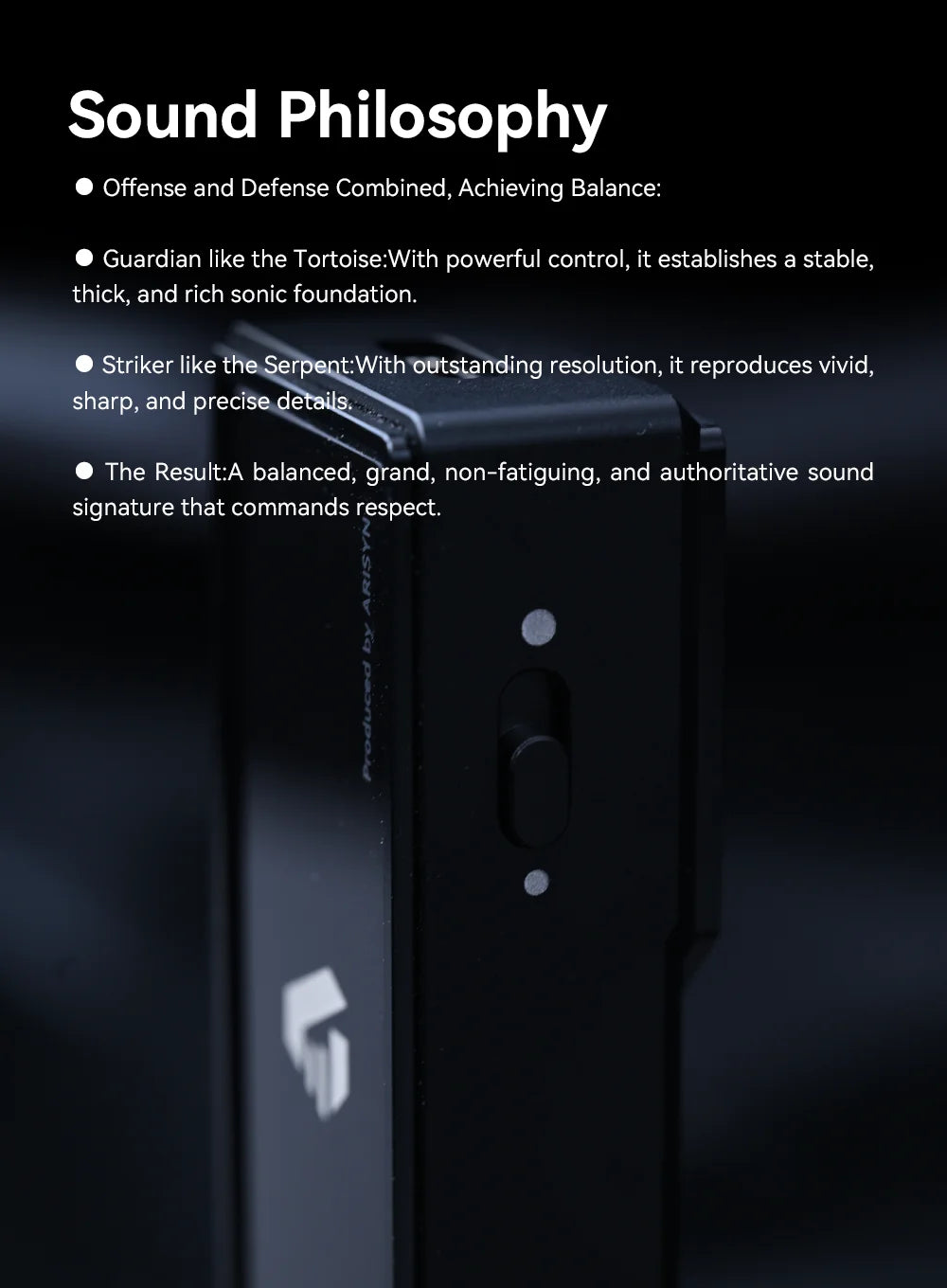 Portable Audio Amplifier DAC for Android iOS Black