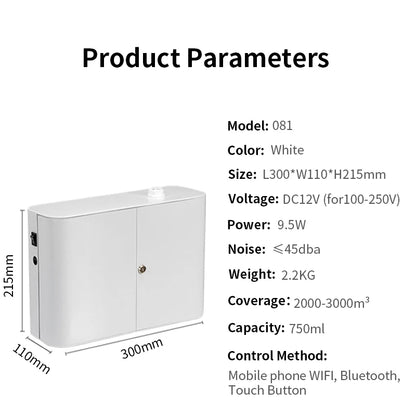 Electric Scent Diffuser with App Control