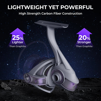 Lightweight 4000 Spinning Fishing Reel 25lb Max Drag