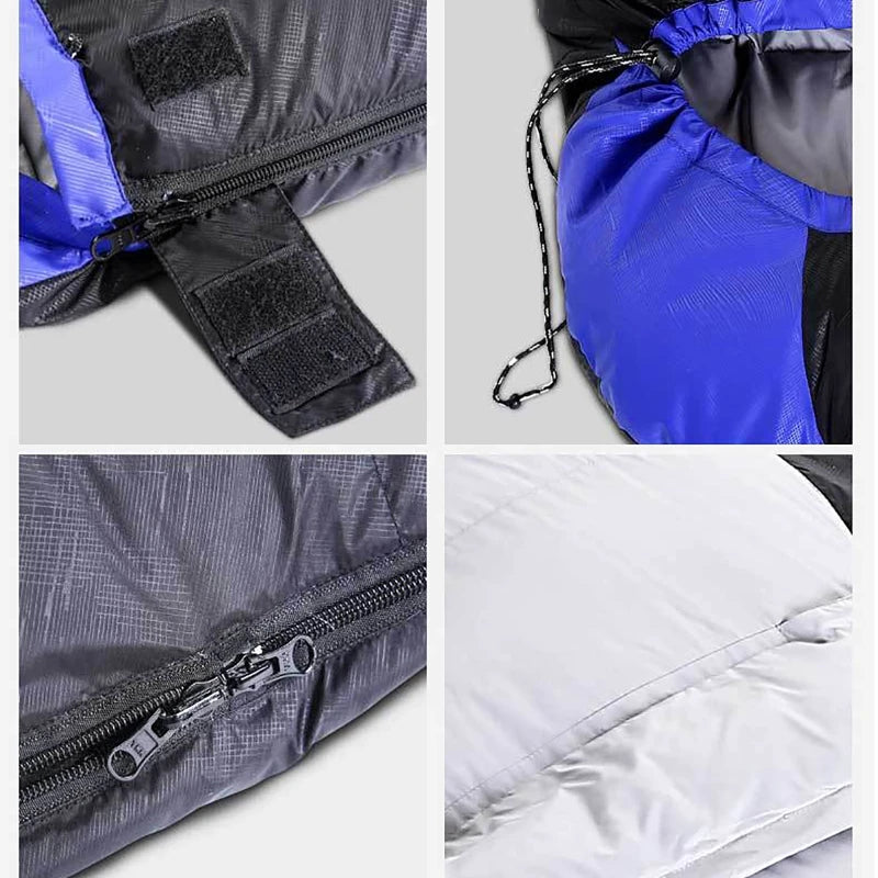 USB Heated Winter Camping Sleeping Bag with 3-Stage Heat