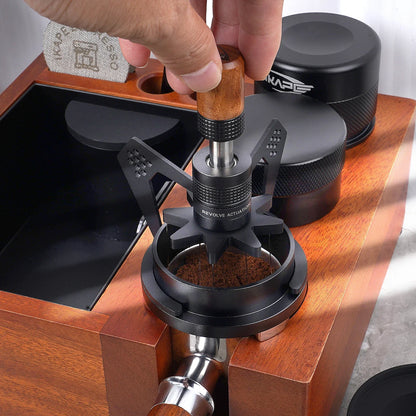 54mm Espresso Distribution Tool with Brush
