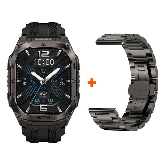 Outdoor Smartwatch for Men Military Grade, GPS