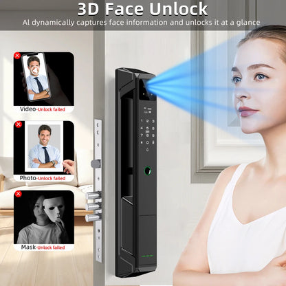 WiFi Smart Fingerprint & Face Lock with Remote Access