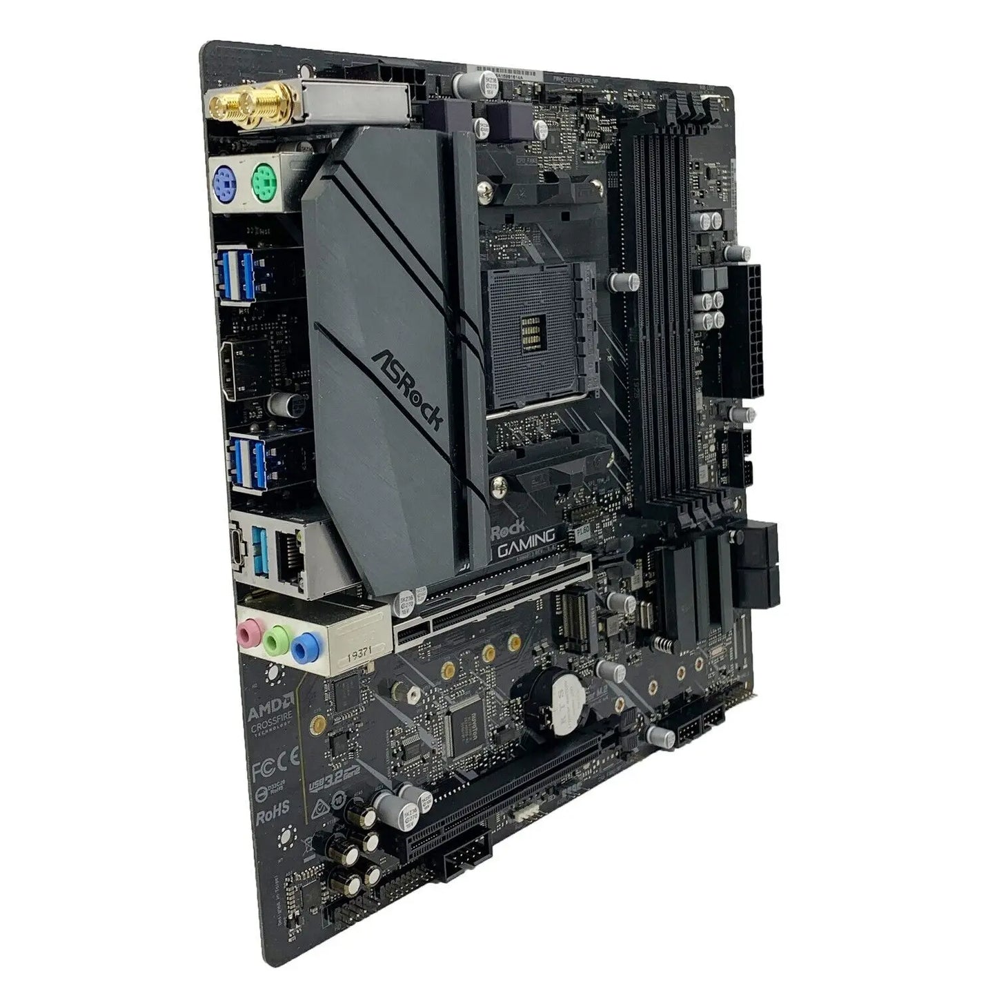 AM4 B550M Micro ATX Motherboard with Ryzen 5600 CPU DDR4 M.2