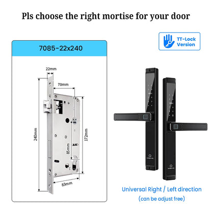 Electronic Gate Lock Double-Sided 70cm