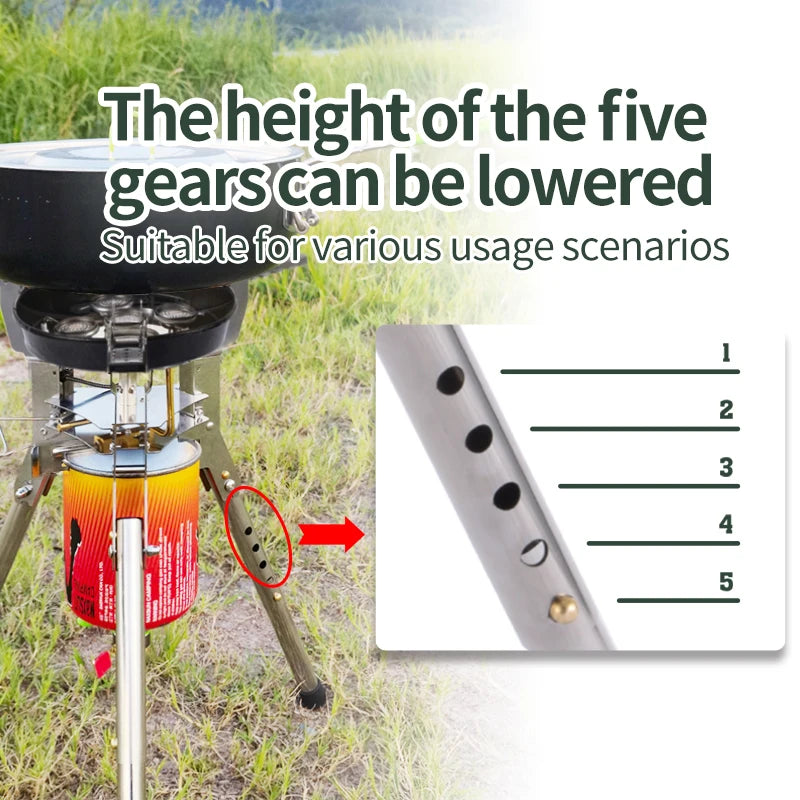 Portable 8400W Outdoor Gas Stove Folding Cooking Burner