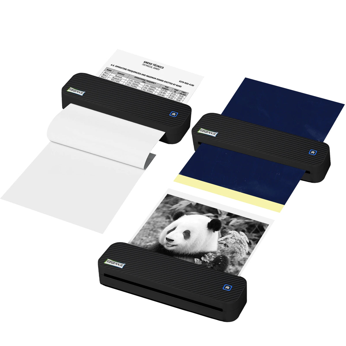 Portable A4 Bluetooth Thermal Printer for Documents