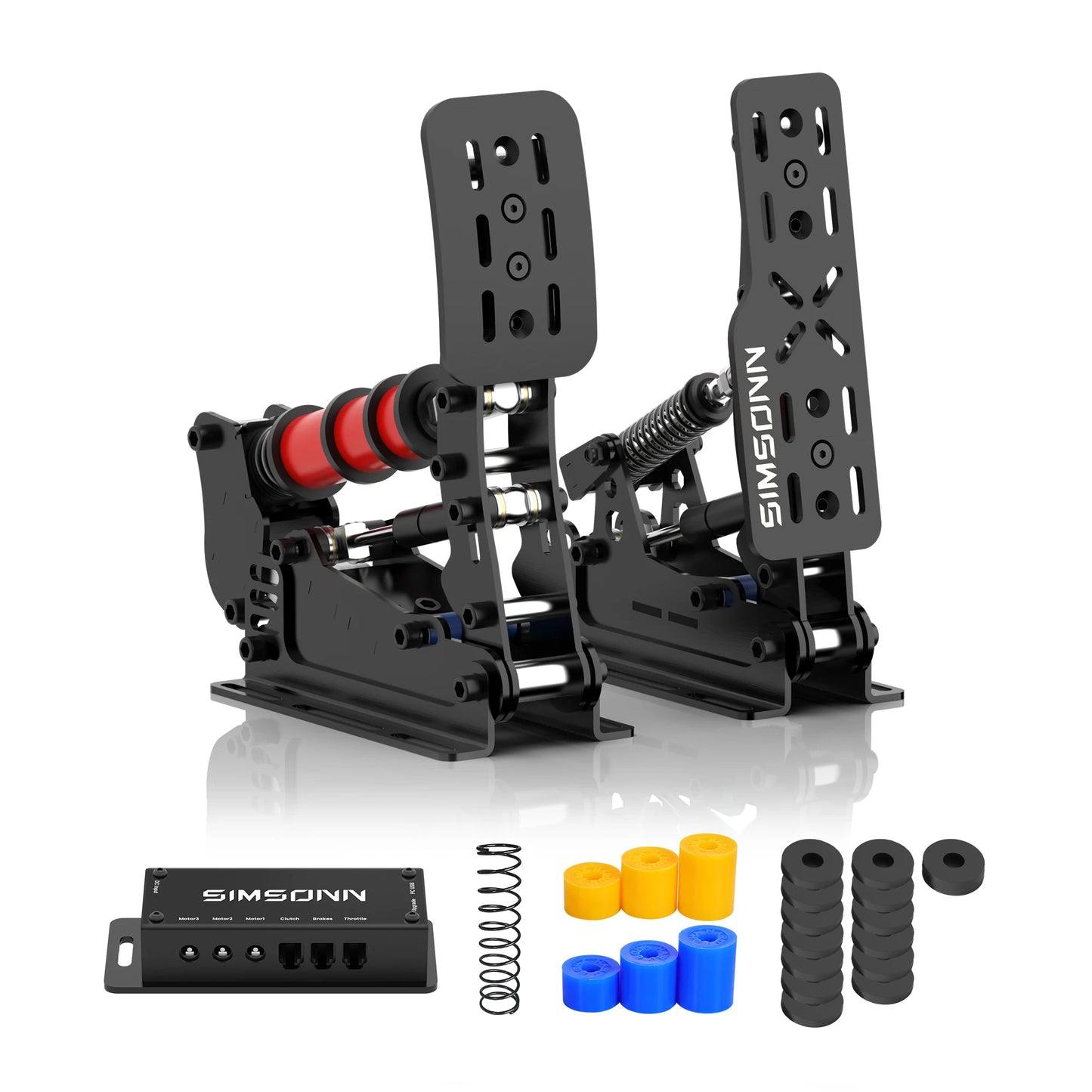 Heavy Duty Sim Racing Pedals USB Simulator Cockpit