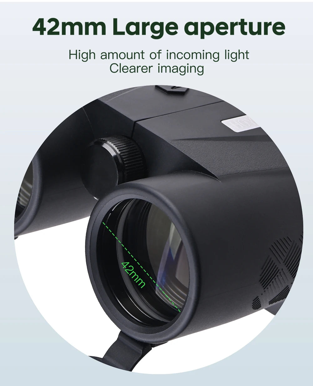 2400M Green Rangefinding Binoculars FMC Lens Coating