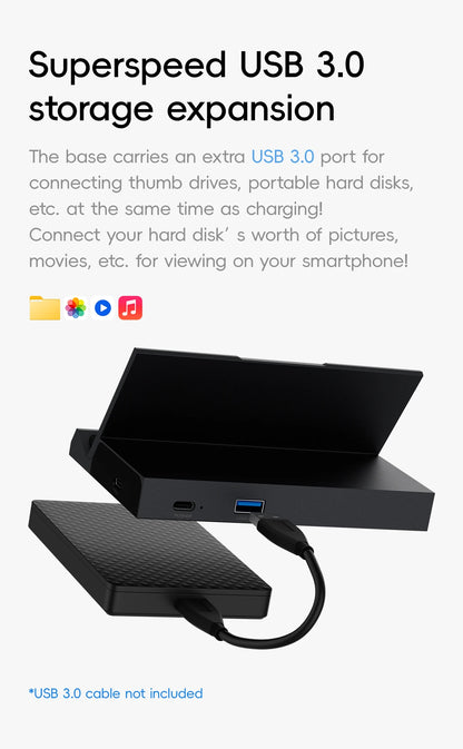 60W USB-C PD Fast Charger with USB 3.0 Hub