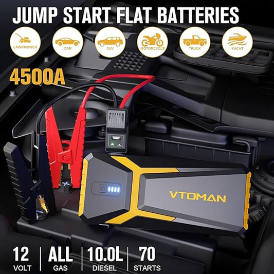 Portable 20000mAh Car Booster Jump Starter Power Bank