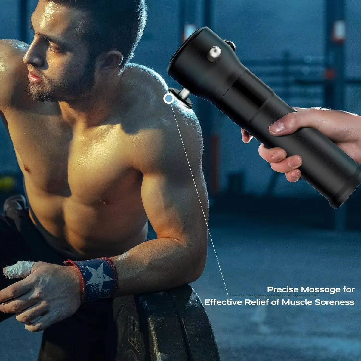 3D Fascia Massage Gun Deep Tissue Muscle Massager