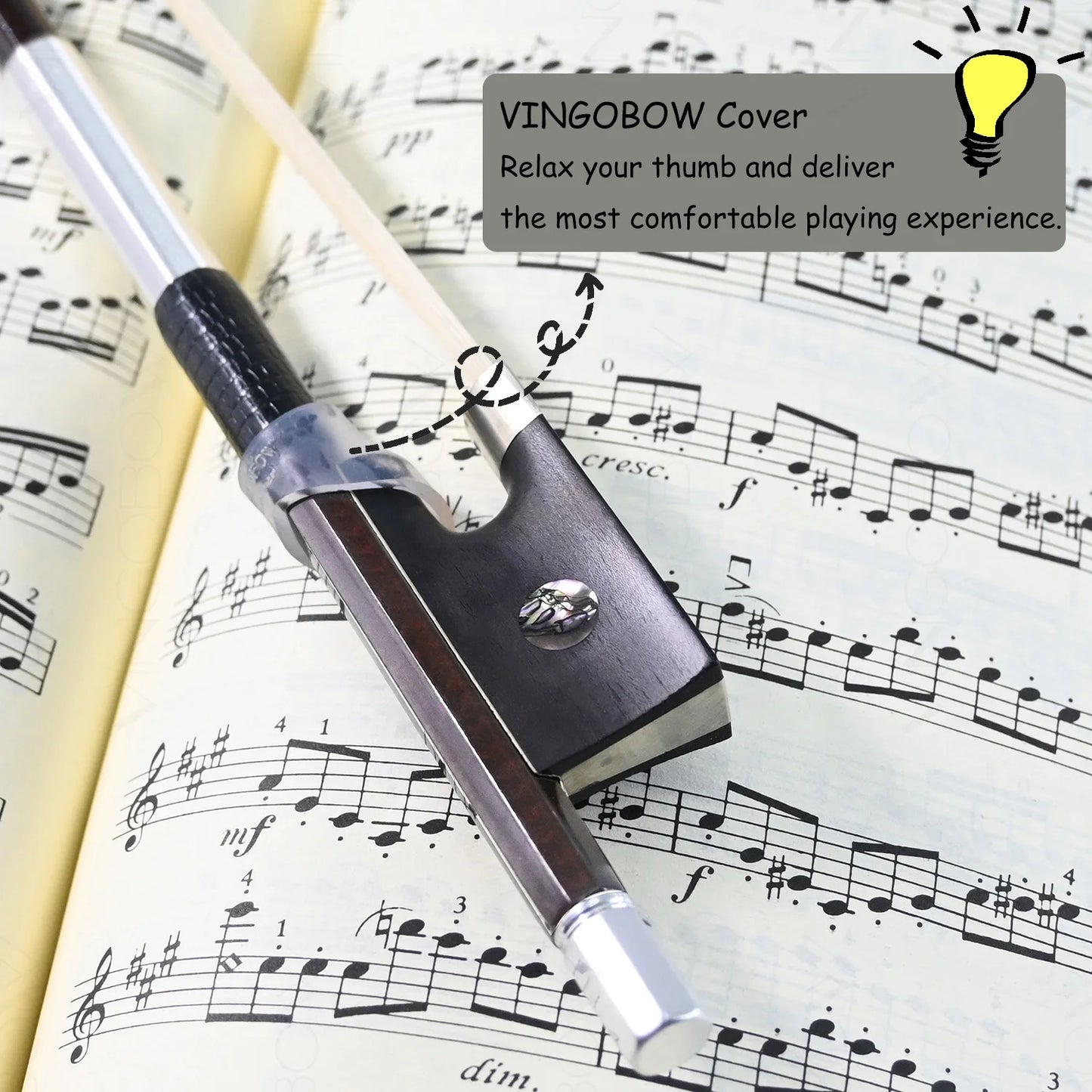 Professional 4/4 Carbon Fiber Violin Bow Warm Sweet Tone