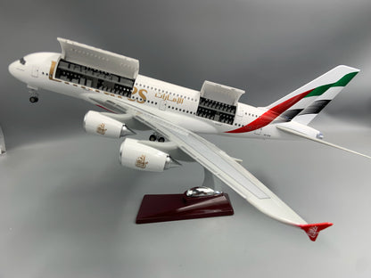Large A380 Model Plane 18 LED Light Display