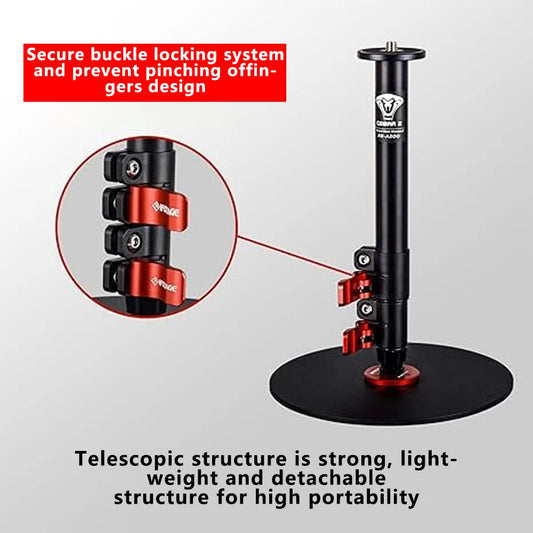 59 Inch Aluminum Video Monopod Stand 10KG Camera Support