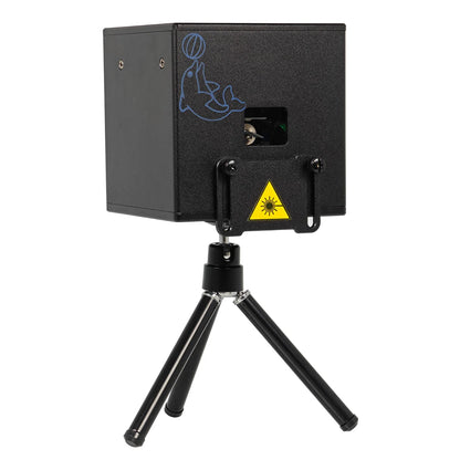 Portable RGB Laser Animation Projector 500mw Bluetooth Stage Light