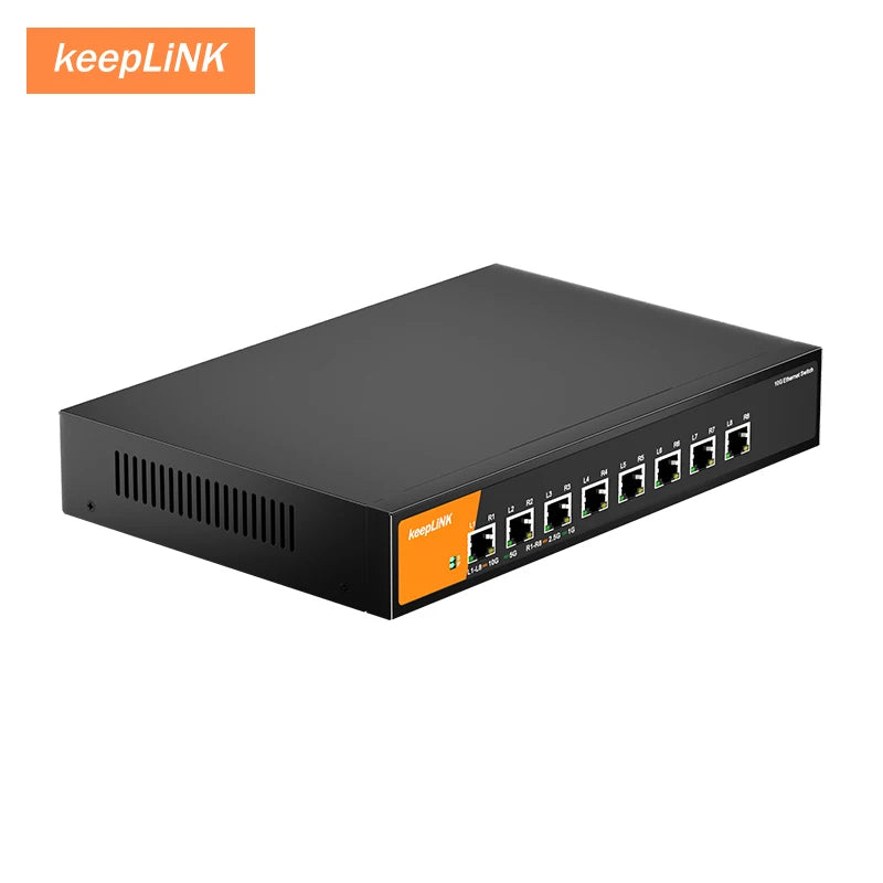 10Gbps 8-Port Ethernet Switch High Speed
