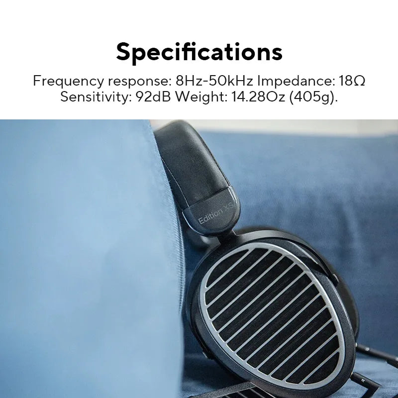 Full Size Planar Magnetic HiFi Headphones with Adjustable Headband