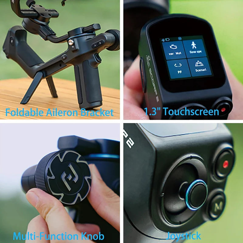 3-Axis Gimbal Kit for Mirrorless DSLR Cameras with AI Tracker