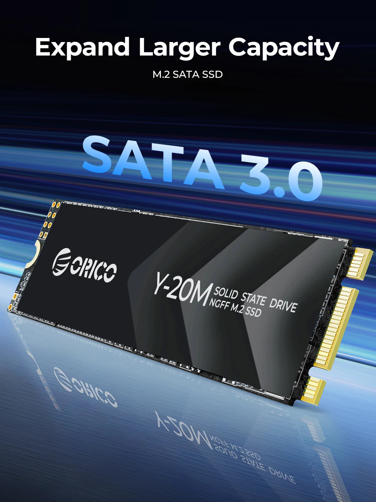Portable 2TB M.2 NGFF SSD for Laptop Desktop
