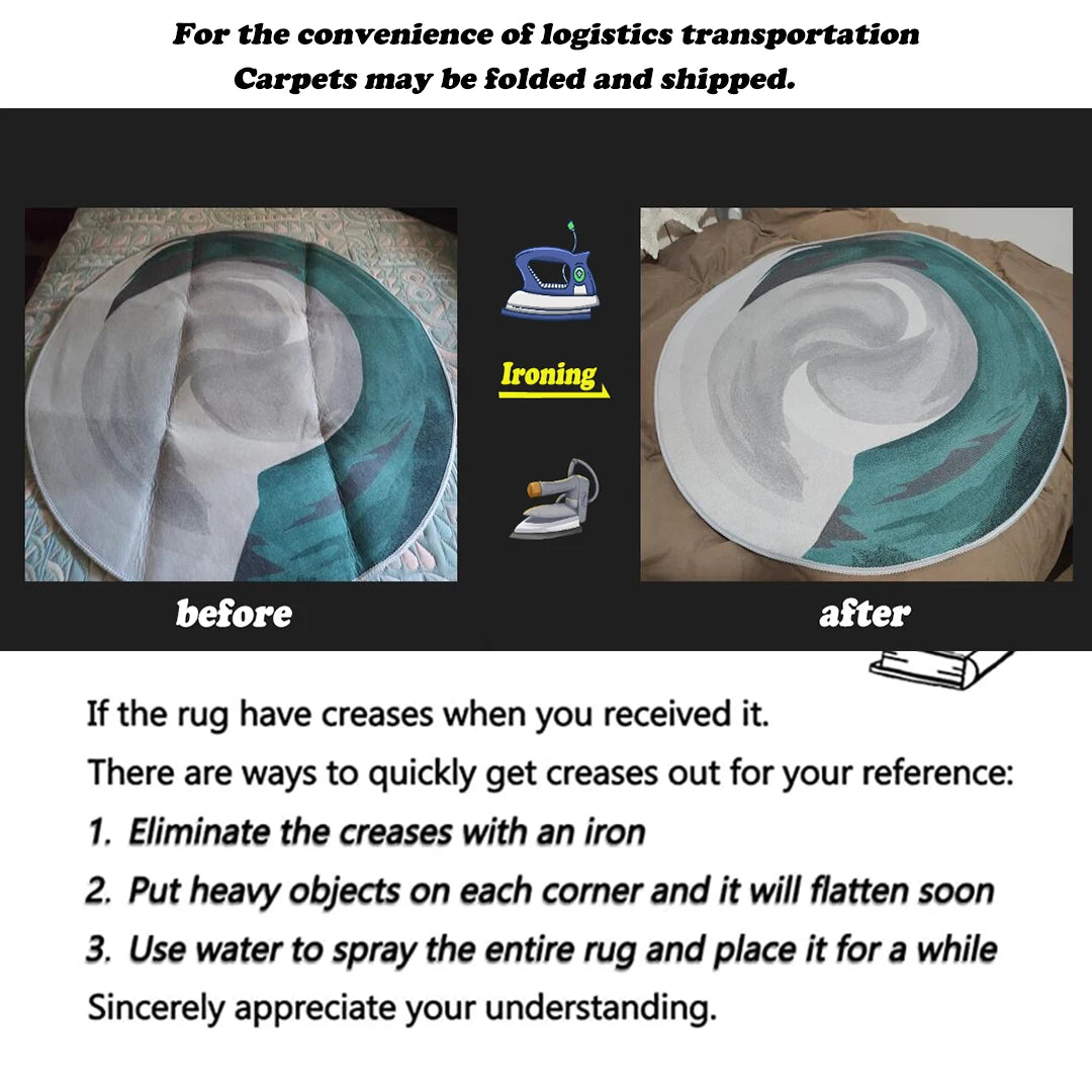 Washable Large Area Rug 160x230cm Modern Abstract Design