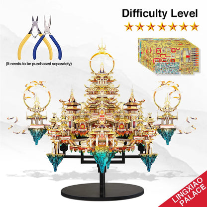 3D Metal Puzzle Brain Teaser Model Kit