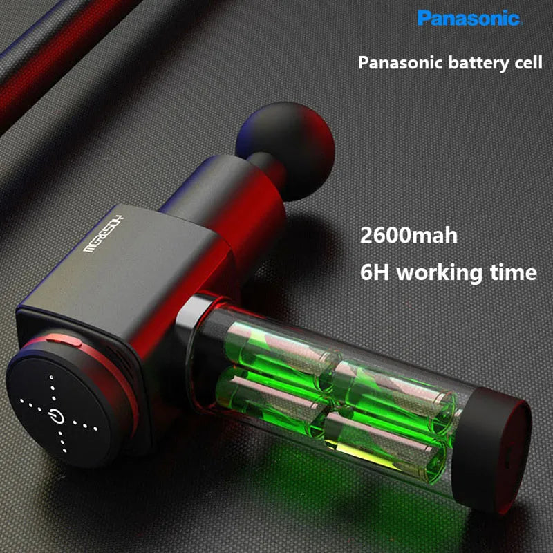 Powerful Black 220W Muscle Massager for Gym Recovery