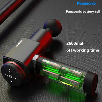 Powerful Black 220W Muscle Massager for Gym Recovery