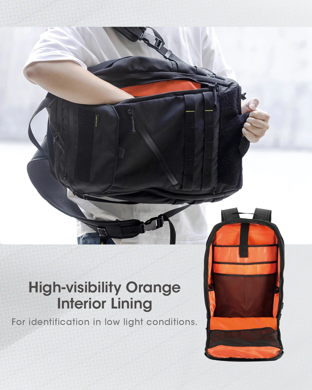 23L Waterproof Commuter Backpack for Laptop & Travel
