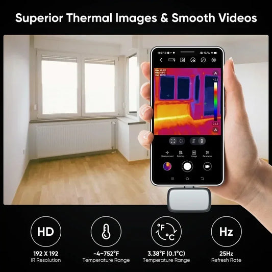 Portable Thermal Imaging Camera for iPhone and Android Phones